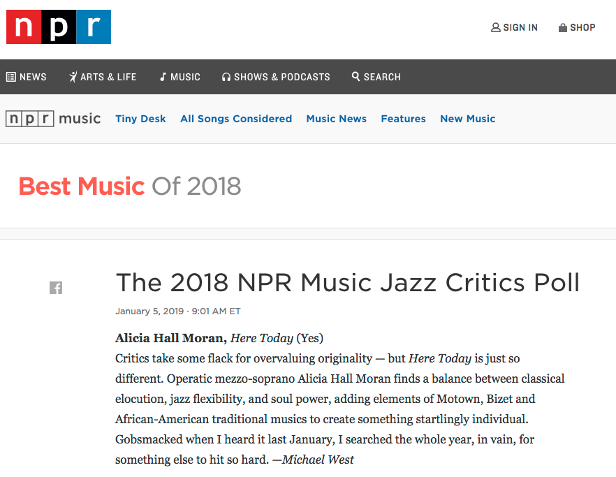 The 2018 NPR Music Jazz Critics Poll
